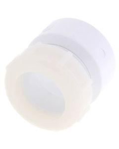 1-1/4" PVC DWV Female Trap Adapter w/ Plastic Nut (Hub x Slip)