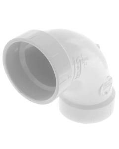 2" PVC DWV Long Turn 90° Elbow
