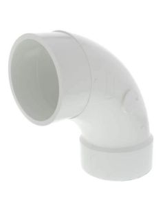 6" PVC DWV Long Sweep 90° Street Elbow