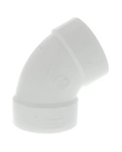 4" PVC DWV 60° Elbow