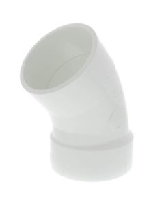 4" PVC DWV 45° Street Elbow