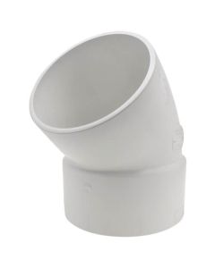 8" PVC DWV 45° Street Elbow