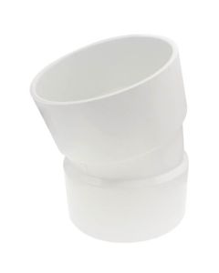 6" PVC DWV 22.5° Elbow