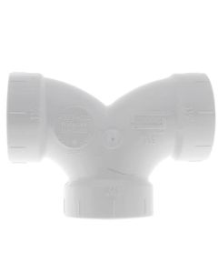 1-1/2" PVC 90° Double Elbow