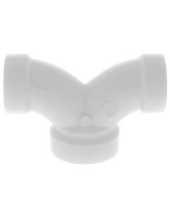 2" x 1-1/2" x 1-1/2" PVC 90° Double Elbow
