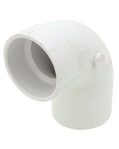 3" x 4" PVC DWV 90° Street Closet Elbow w/ Test Cap