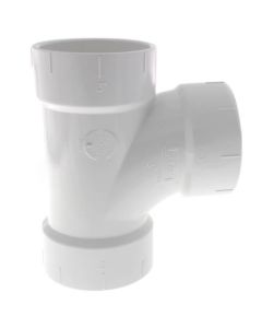 3" PVC DWV Sanitary Tee