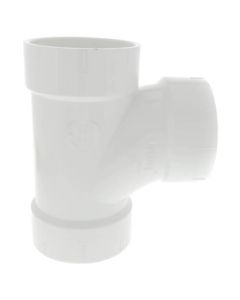 4" PVC DWV Sanitary Tee