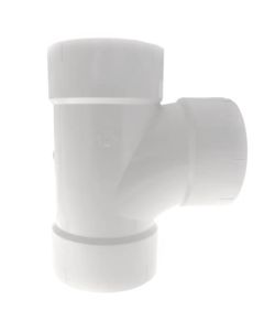 6" PVC DWV Sanitary Tee