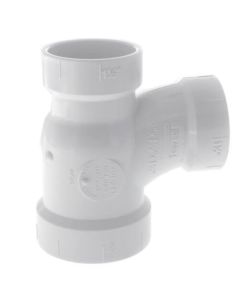 2" x 1-1/2" x 1-1/2" PVC DWV Sanitary Tee