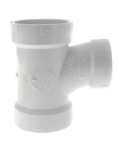 2" x 2" x 1-1/2" PVC DWV Sanitary Tee