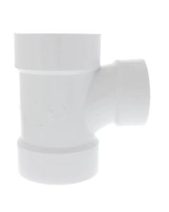 4" x 4" x 3" PVC DWV Sanitary Tee