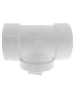 4" PVC DWV Cleanout Tee w/ Standard Plug