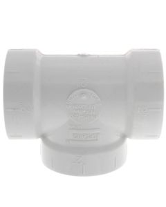 2" PVC DWV Flush Cleanout Tee