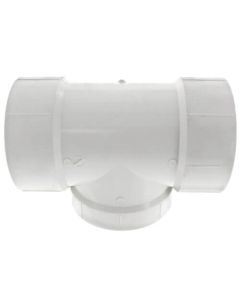6" PVC DWV Flush Cleanout Tee