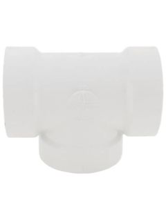 2" PVC DWV Flush Cleanout Tee w/ Cleanout Plug