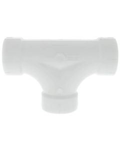 3" PVC DWV 2-Way Cleanout Tee