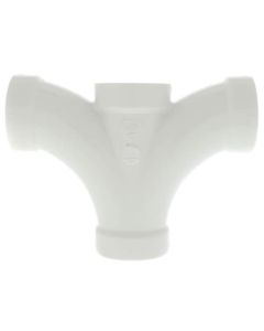 2" PVC DWV Double Fixture Fitting