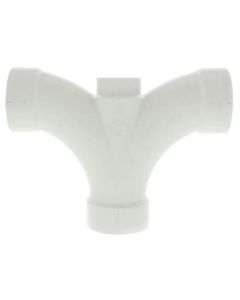 3" x 2" x 3" x 3" PVC DWV Double Fixture Fitting