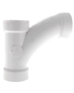 1-1/2" PVC DWV Wye and 45° Elbow Combo