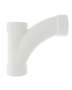 3" PVC DWV Wye and 45° Elbow Combo