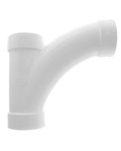 4" PVC DWV Wye and 45° Elbow Combo
