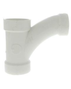 2" x 2" x 1-1/2" PVC DWV Wye and 45° Elbow Combo