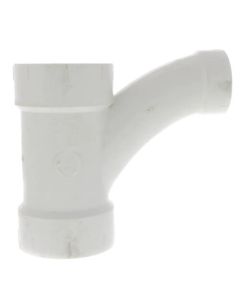 3" x 3" x 2" PVC DWV Wye and 45° Elbow Combo