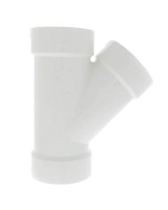 4" PVC DWV Wye