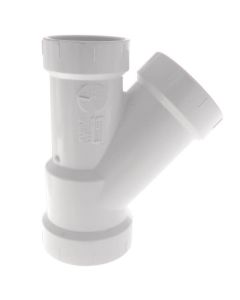 2" x 1-1/2" x 2" PVC DWV Wye