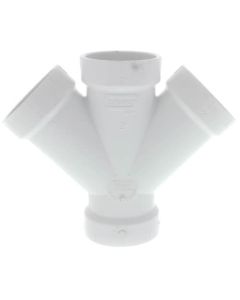 2" PVC DWV Double Wye