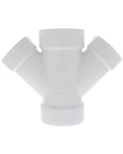 4" x 3" PVC DWV Double Wye