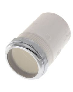 1-1/2" PVC DWV Tail Piece Adapter w/ Chrome Nut