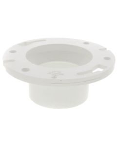 4" x 3" PVC DWV Closet Flange w/ Stop