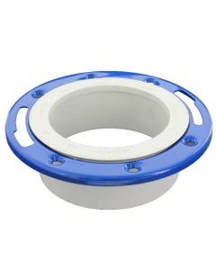 4" PVC DWV Closet Flange w/ Adjustable Ring