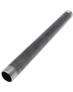1-1/4" x 18" Black Nipple