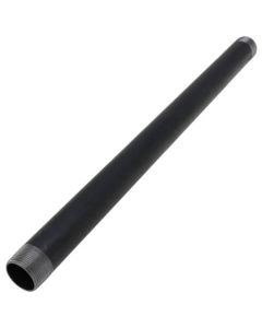 1-1/4" x 24" Black Nipple
