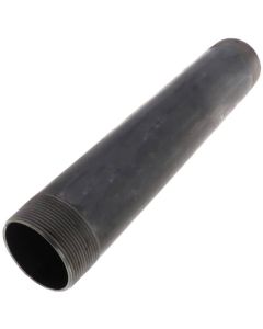 3" x 18" Black Nipple