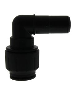 PEI222828E 3/4" CTS x 3/4" Stem Black Plug-In 90° Elbow, Black