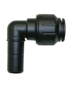 PEI223636E PEX 1" Stem Plug in 90° Elbow, 1" CTS, Black