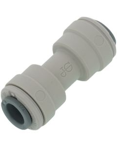1/4" Tube OD Gray Acetal Union Connector