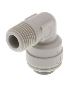 1/4" OD x 1/8" NPTF Speedfit Rigid 90-Degree Elbow