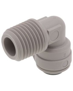 1/4" OD x 1/4" NPTF Speedfit Rigid 90-Degree Elbow