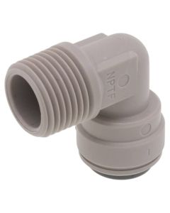 3/8" OD x 3/8" NPTF Speedfit Rigid 90-Degree Elbow