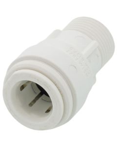 3/8" OD Tube x 9/16"-24 UNEF JG Twist & Lock Speedfit Secure Male Compression Connector
