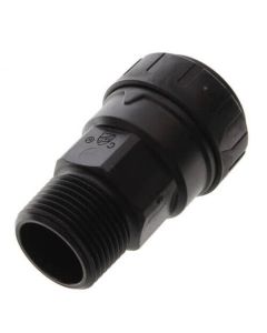 PSEI012826E PEX Male Connector, 3/4" CTS x 3/4" NPT, Black