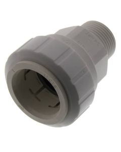 1" CTS ID x 3/4" NPT JG Twist & Lock Speedfit Secure Male Connector