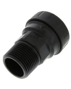 PSEI013628E PEX Male Connector, 1" CTS x 1" NPT, Black