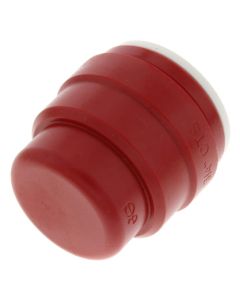 3/4" CTS ID JG Twist & Lock Speedfit End Cap (Red)