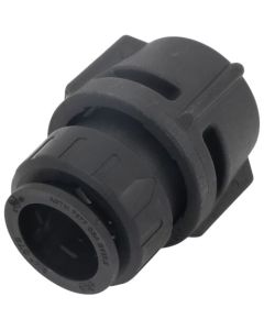 PSEI622838E Female Connector, 3/4" CTS x 1" NPS, Black
